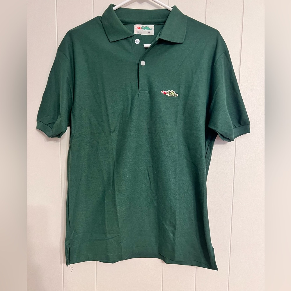 vintage Sears Dragon Polo Sz‎ M Green